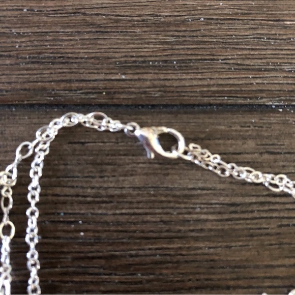 Sliver metal double layer star bracelet/ anklet - Picture 2 of 3